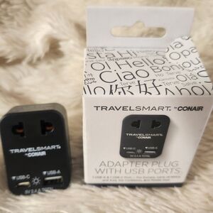 CONAIR Travel Smart Adapter Plug with USB Ports